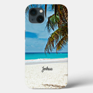 Tropical Paradise template, customisable iPhone 13 Case