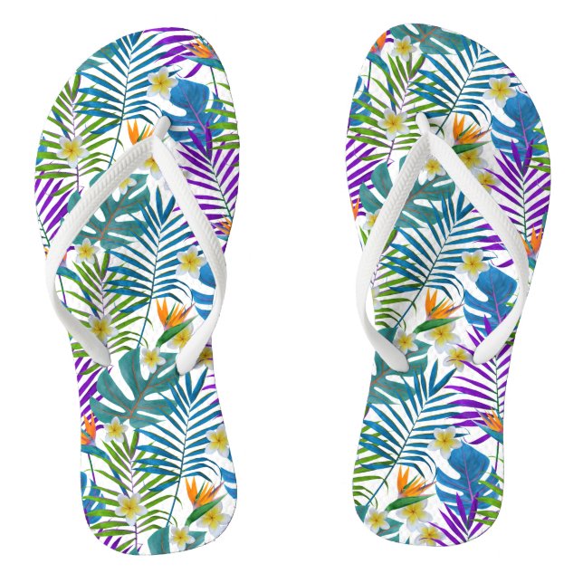 Tropical Paradise Thongs (Footbed)