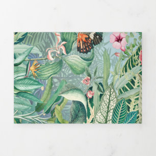Tropical Paradise Tri-Fold Card