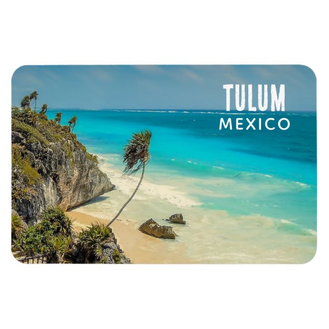 Tropical Paradise Tulum, Mexico Magnet (Horizontal)