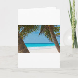 Tropical Paradise Water Beach Sand Surf Destiny Card