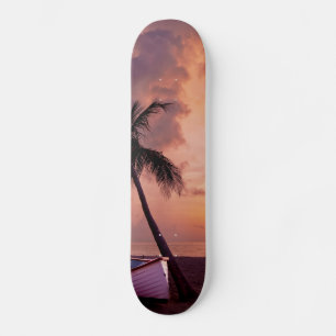 Tropical Paradise Water Beach Sand Surf Destiny Skateboard