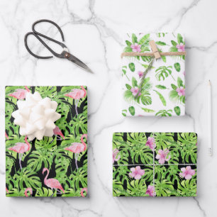 Tropical Paradise Wrapping Paper Sheet