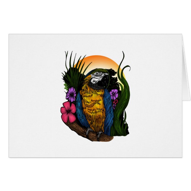 Tropical Parrot (Front Horizontal)