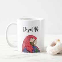 Tropical Parrot Colourful Macaw Drawing