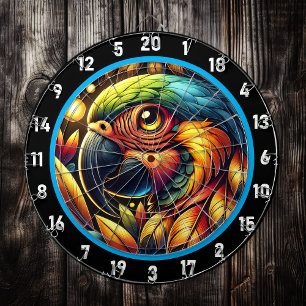 Tropical Parrot Dartboard for Fun Nights