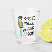 Tropical Parrot Pirate Punch Funny
