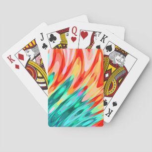Tropical Parrot Wing Classic Playing Cards