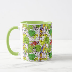 Tropical Parrots Mug