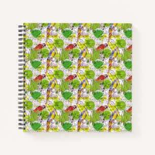Tropical Parrots Notebook