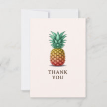 Tropical party retro pineapple