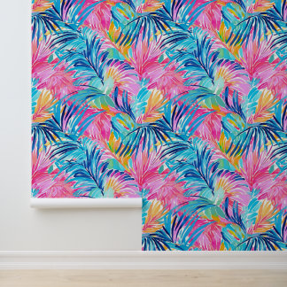 Tropical Pastel Breeze Wallpaper