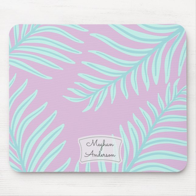 Tropical Pastel | Personalized Mousepad (Front)