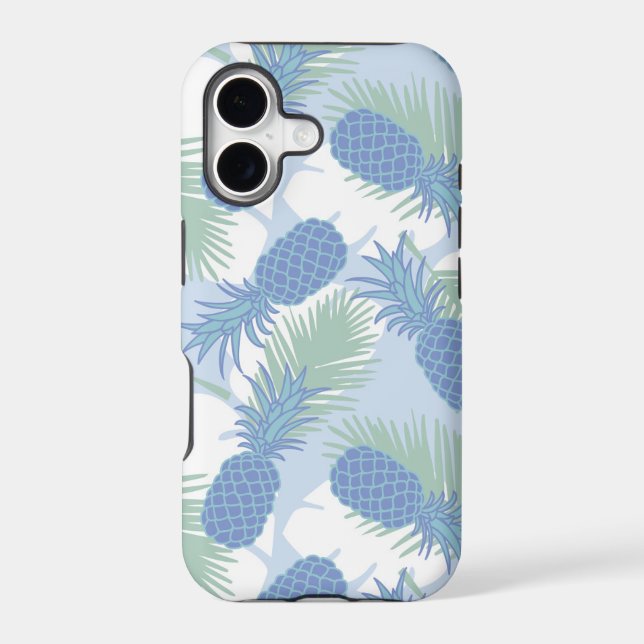 Tropical Pastel Pineapple Pattern (Back)
