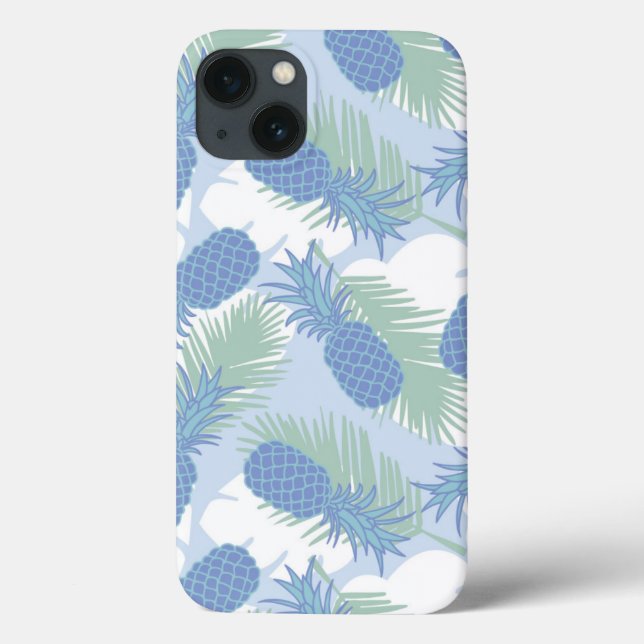 Tropical Pastel Pineapple Pattern Case-Mate iPhone Case (Back)
