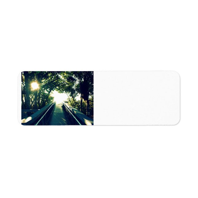 Tropical Path Return Address Label (Front)