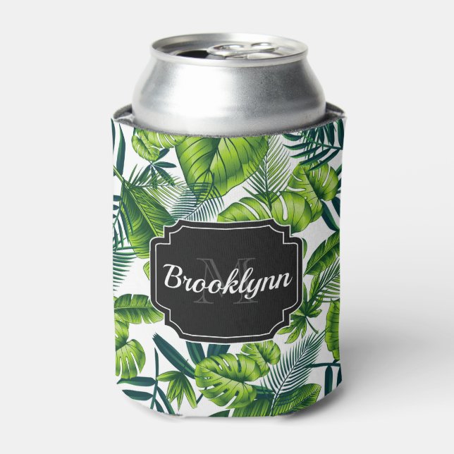 Tropical Pattern Can Cooler (Can Front)