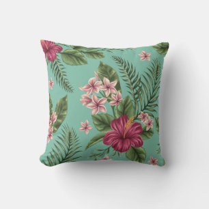 Tropical pattern cushion
