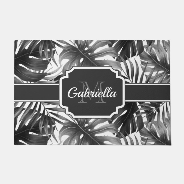 Tropical Pattern Doormat (Front)