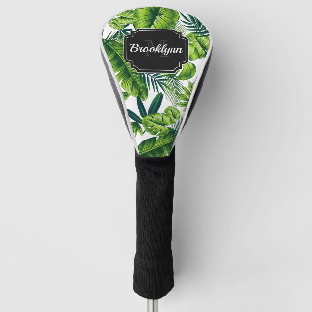 Tropical Pattern Golf Head Cover (Front)