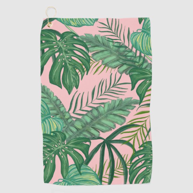 Tropical Pattern Golf Towel (Front)