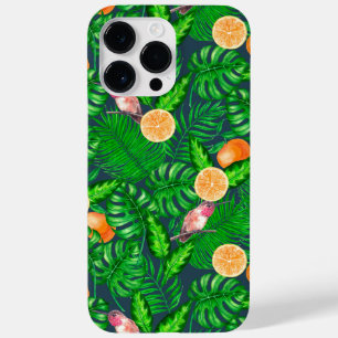 Tropical pattern, hummingbirds Case-Mate iPhone 14 pro max case