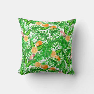 Tropical pattern, hummingbirds II Cushion