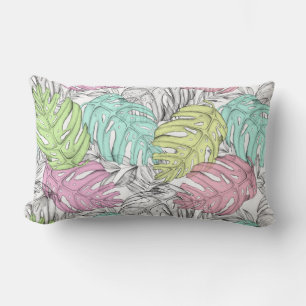 Tropical Pattern Lumbar Cushion