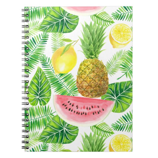 Tropical pattern notebook (Front)
