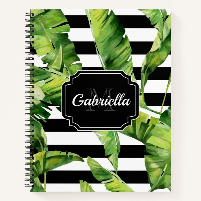 Tropical Pattern Notebook (Front)