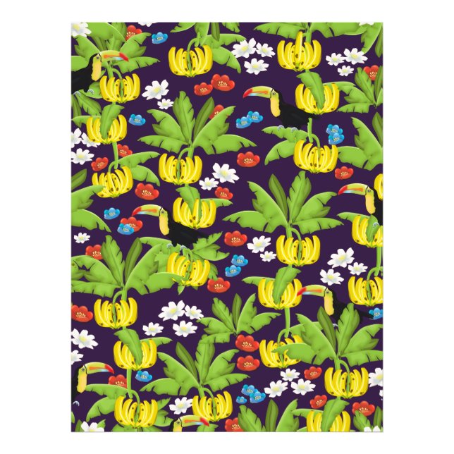 Tropical pattern photo print (Front)