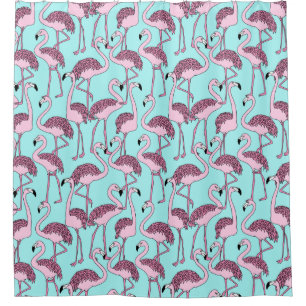 Tropical Pattern Shower Curtain