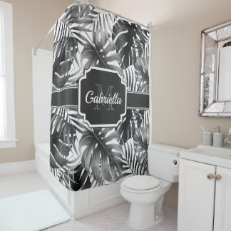 Tropical Pattern Shower Curtain