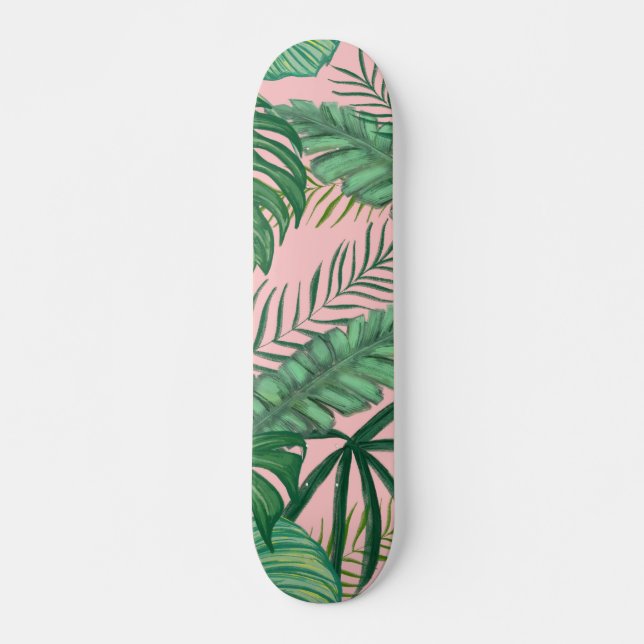 Tropical Pattern Skateboard (Front)