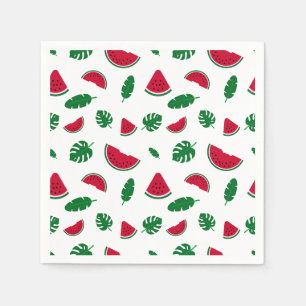 tropical pattern, watermelon pattern, tropical sea napkin