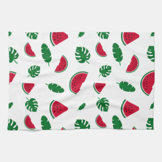 tropical pattern, watermelon pattern, tropical sea tea towel