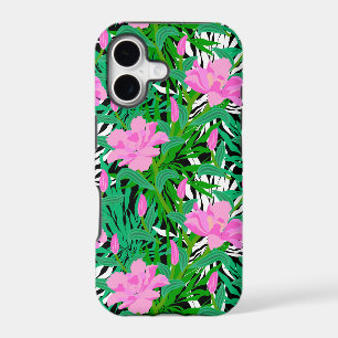 Tropical Pattern With Jungle Flowers