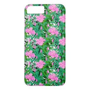 Tropical Pattern With Jungle Flowers iPhone 8 Plus/7 Plus Case