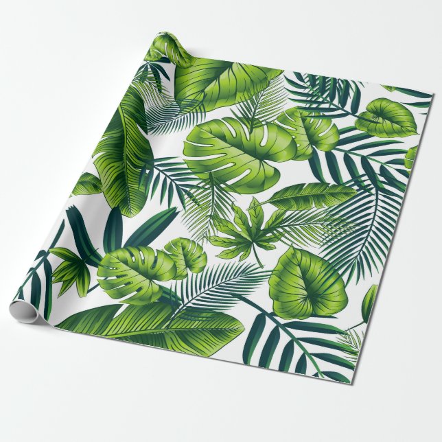 Tropical Pattern Wrapping Paper (Unrolled)