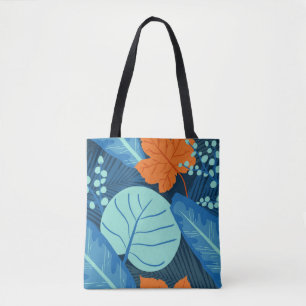 Tropical Patterns Plant Art Plant Life Art Leaves Tote Bag