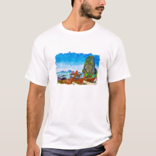 Tropical Phuket Thailand Beach View T-Shirt