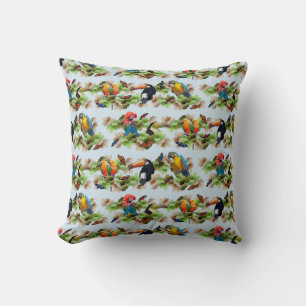 Tropical Pillow (Light Blue)