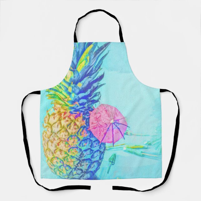 Tropical Pineapple Apron (Front)