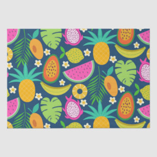 Tropical Pineapple Banana watermelon Fruits  Tissue Paper