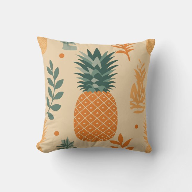 Tropical Pineapple Cushion (Front)
