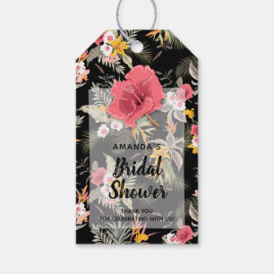 Tropical Pineapple Floral Gift Tags