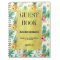 Tropical Pineapple & Hibiscus Wedding Guestbook