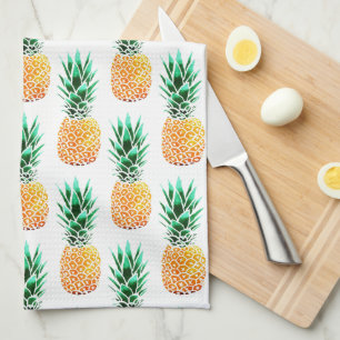 Tropical Pineapple Kitchen Towels