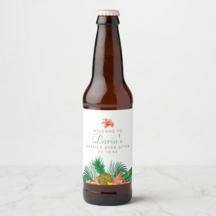 Tropical Pineapple Label