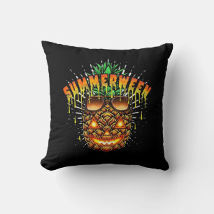 Tropical Pineapple Monster Halloween Classic Cushion